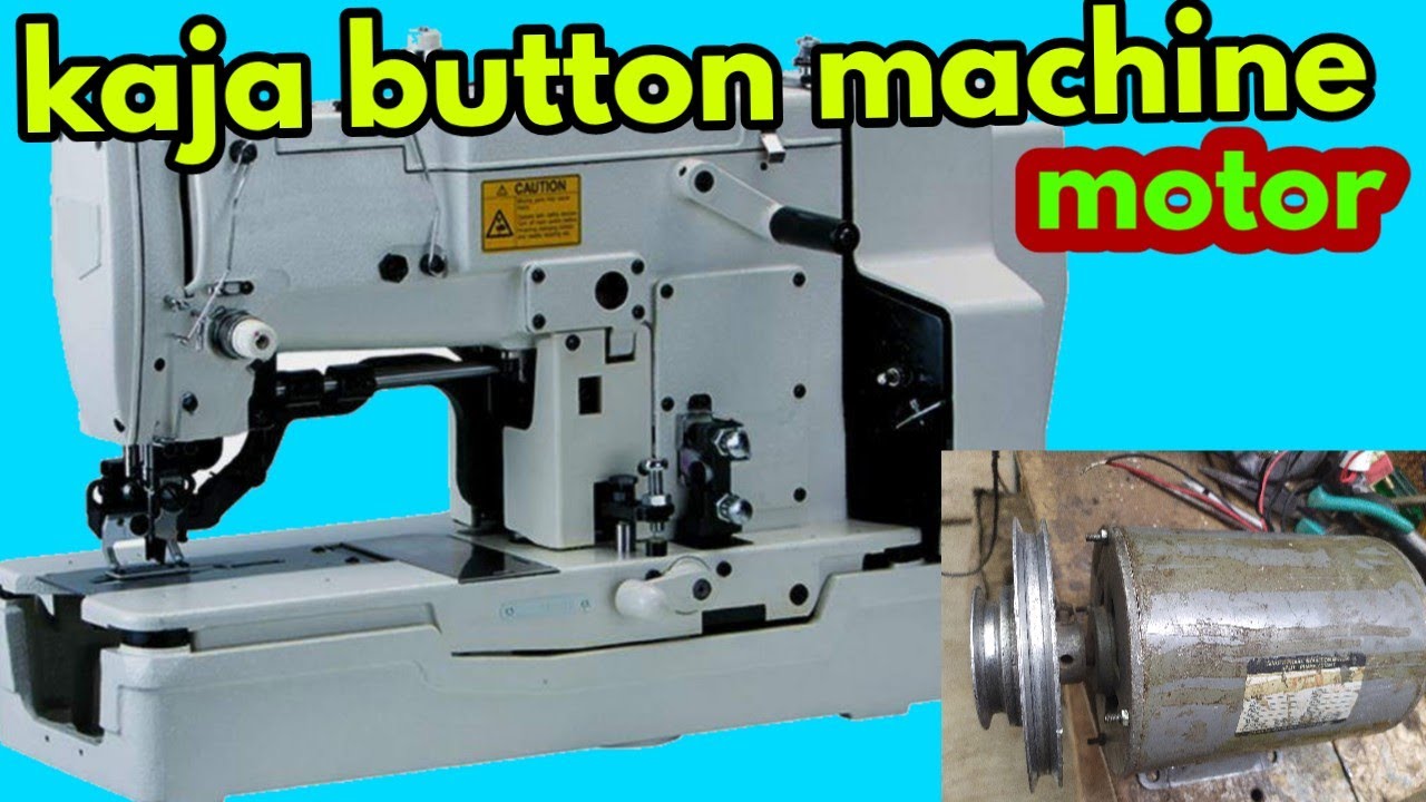 Kaja Computer Machine kaja button machine motor winding | with out capacitor how to work # ...
