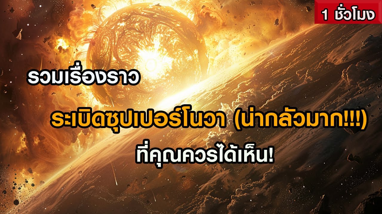 รวมเรื่องราวระเบิดซุปเปอร์โนวา ที่คุณควรได้เห็น! (ฟังเพลิน ๆ 1 ชั่วโมง)