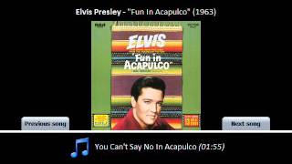 10. You Can't Say No In Acapulco [Fun In Acapulco - 1963] chords