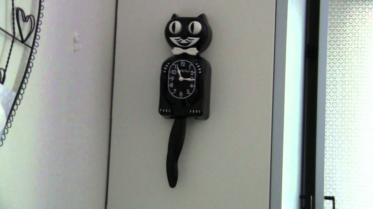 Kitty Cat clock YouTube