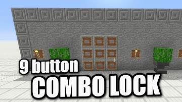 Minecraft PS4 - 9 BUTTON COMBO LOCK HIDDEN DOOR - How To - Tutorial ( PS3 / XBOX ) WII