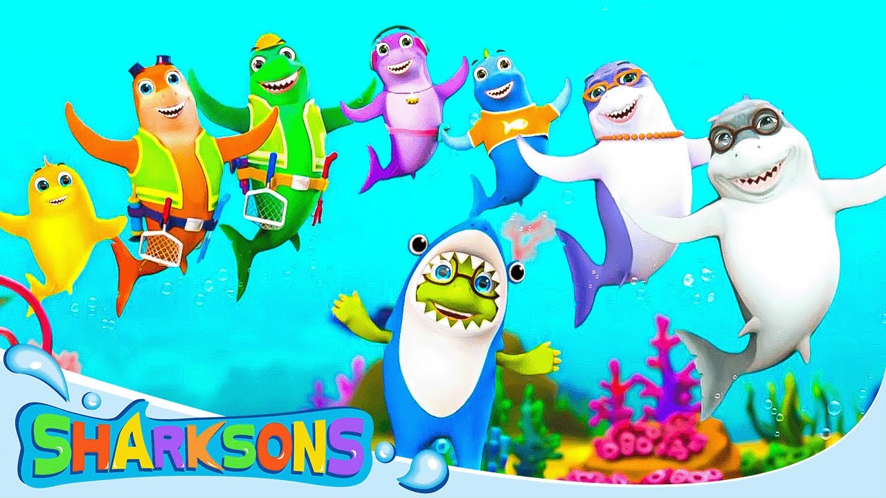 Baby Shark | The Sharksons - Songs for Kids | Nursery Rhymes & Kids Songs