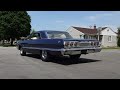1963 Chevrolet Chevy Impala Hardtop in Blue & 409 Engine Sound on My Car Story with Lou Costabile