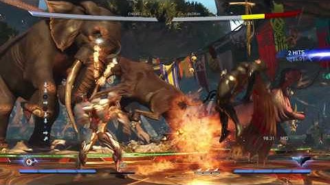 Injustice 2 - Cyborg Combo + Roll Reset