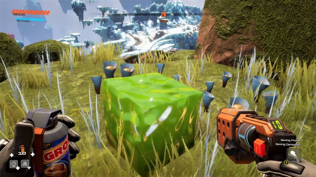 journey to savage planet green cube