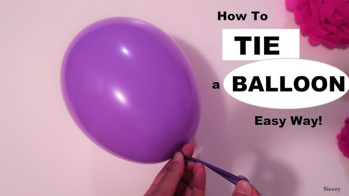 4 Ways To Use Balloon Tying Tool  How To Tie Balloons Without Hurting  Fingers with Balloon Tie Tool 