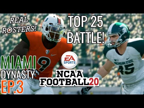 Shaky Start, STRONG Finish! | Miami Hurricanes Dynasty #3 | NCAA Football 14 (PS3)