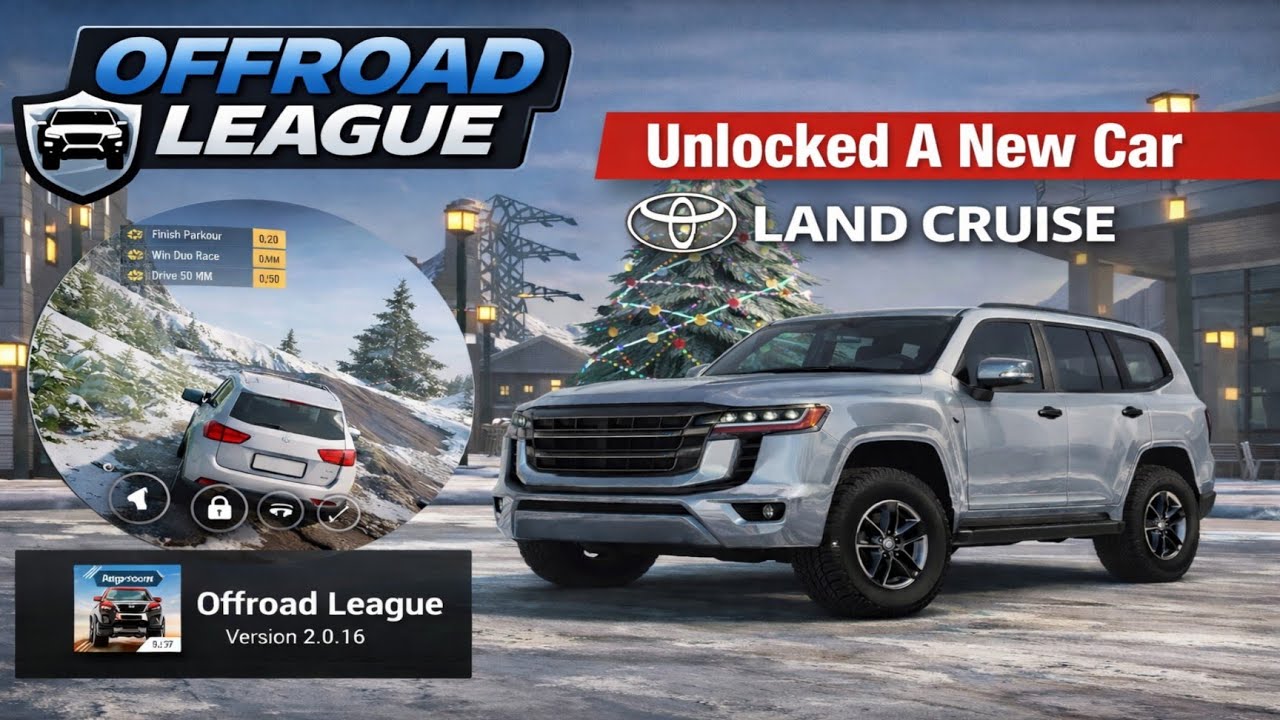 I Unlocked LAND CRUISE & Drove It for the FIRST TIME! 🚙❄️ | Offroad League