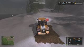 Farming Simulator 17 - Seasons mod WIP - Plowing snow