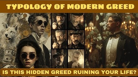 How modern Greed is Secretly Controlling You | Hidden Types of Greed | Greed Epidemic 