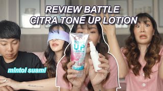 REVIEW BATTLE CITRA TONE UP LOTION vs TONE UP PASARAN! Hasilnya wow...