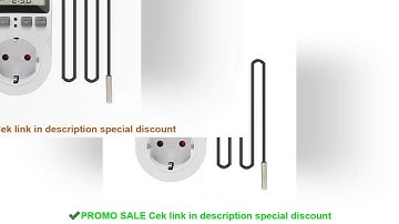 EU Timer Socket Thermostat 220V AC 16A Timer Switch Electrical Outlets Switches Temperature Controll