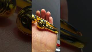 I never seen such thick golden bracelet reels viral trending shorts short video