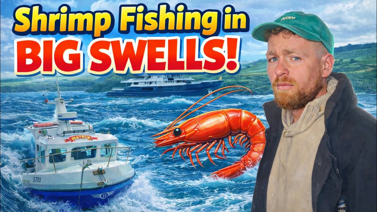 Hauling Shrimp pots In IRELAND Commercial Fishing SOLO