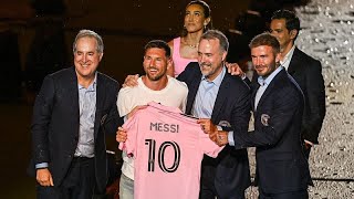 Lionel Messi présenté au public  de l'Inter Miami