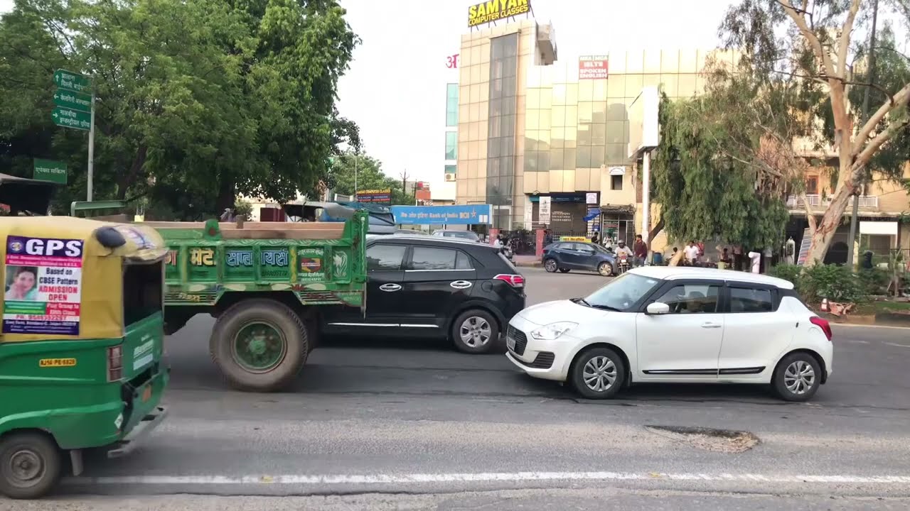 Heavy Traffic Sound of Crazy Indian Traffic Congestion