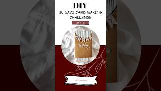 Easy Handmade greeting card. Day 18/30 days card making challenge.