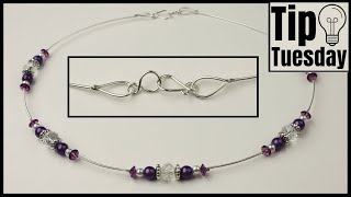 French Wire Floating Necklace Tutorial