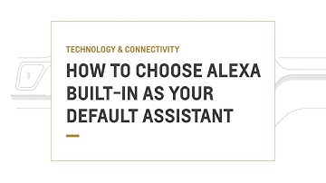 How to Choose Alexa as Default Assistant | Chevrolet