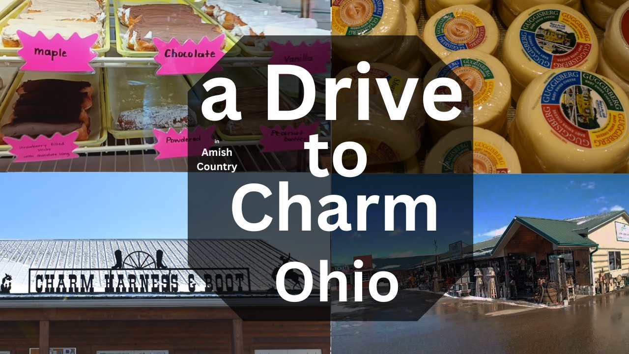 Snowy Serenity: Driving Through Amish Country, Charm, Ohio A Guided Tour 2025