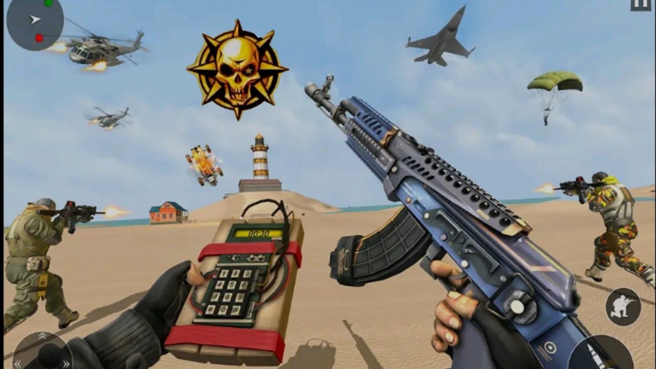 Gun Strike Offline Shooting Games 3D | Critical Action Shutter Games | Gameplay Android iOS