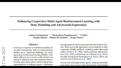 Podcast Tiếng Việt - Cooperative Multi-Agent RL /w State Modelling & Adversarial Exploration