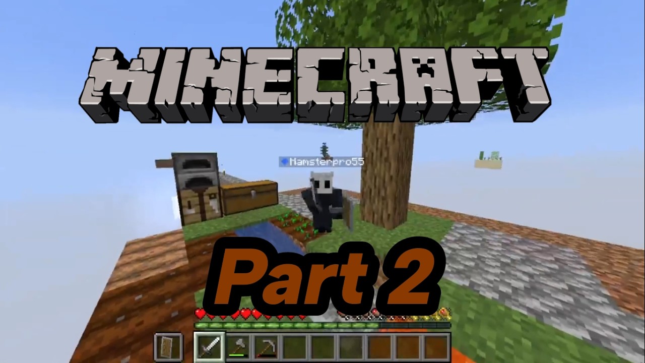 Minecraft Skyblock Part 2 - YouTube