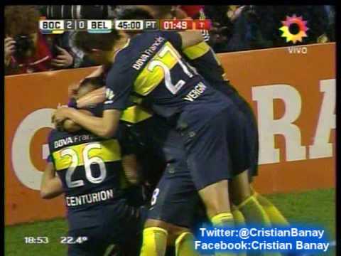 Boca 3 Belgrano 0 (Relato Mariano Closs) Torneo Primera Division 2016