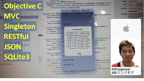 iOS objective C RESTful json https://youtu.be/PTy3mqRcIts
