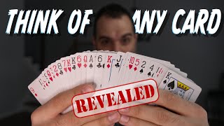 The Most FAMOUS Mind-Reading Card Trick, Revealed! Mentalism Tutorial