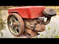 Full restoration of old D8 diesel engine | Repair and restore of abandoned D8 diesel engine