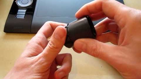 Intuos4 pen holder pen tips