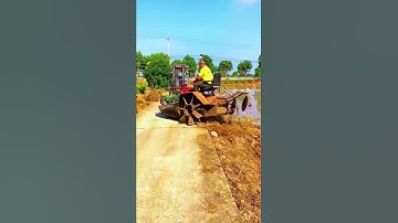 Paddy field plowing machine- Good tools and machinery make work easy