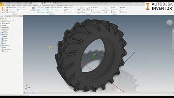 Autodesk inventor 2026 I How to Model a Tyre | Complete 3D CAD Tutorial | Beginner to Pro