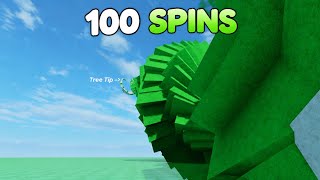Scripting a Spinning Tree to The Sky 