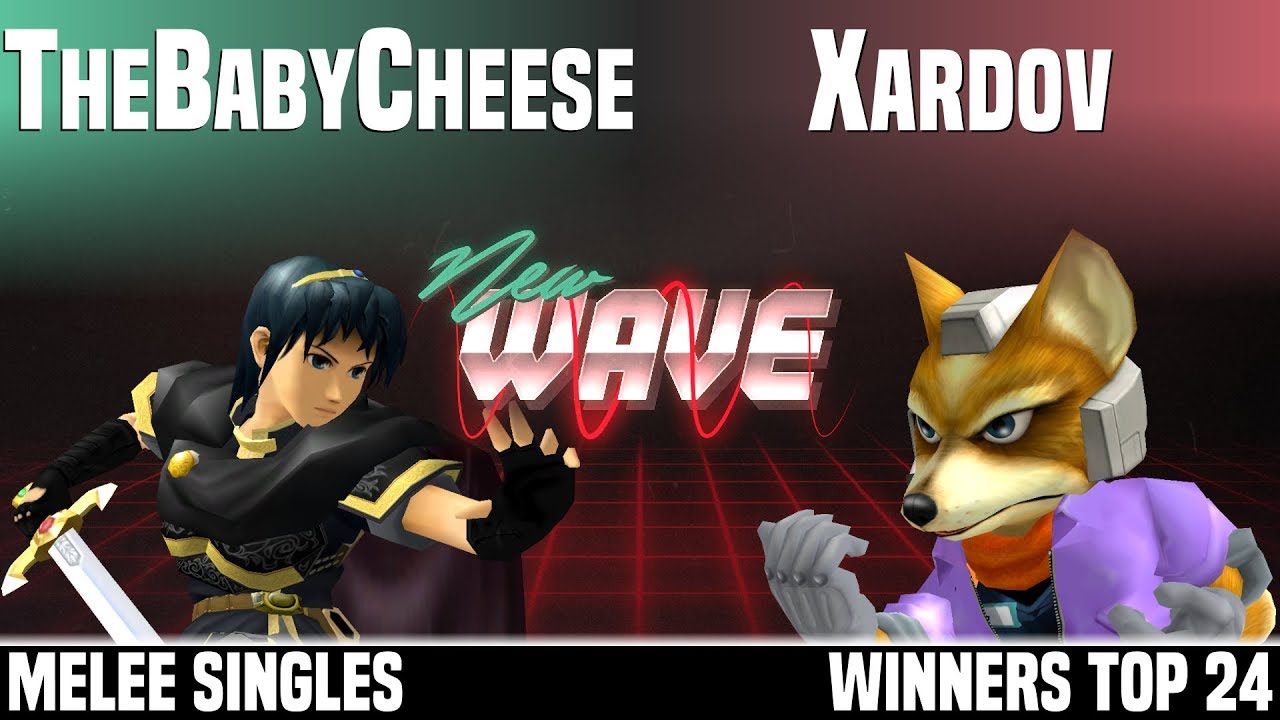 New Wave - TheBabyCheese (Marth) vs Xardov (Fox) - MELEE SINGLES - WINNERS TOP 24