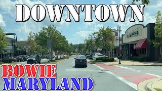 Bowie - Maryland - 4K Downtown Drive