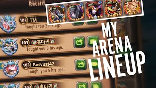Magic Rush : My Arena Lineup After Merger | Too Many Defence Win 🤗