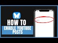 how to enable YouTube posts on Bluesky