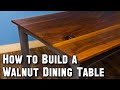 Learn to Build a Stylish &amp; Durable Walnut Table in 5 Steps - Download the Plans Now