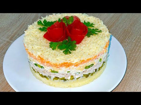 Салат «Капризный муж» Даже самый капризный муж оценит этот вкусный салат.Рекомендую попробовать!