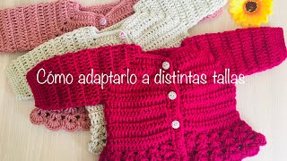 Chaleco para bebé tejido a crochet parte I