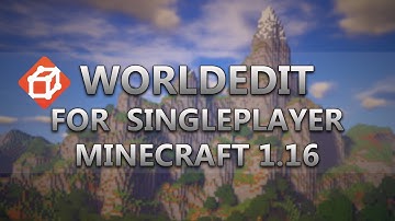 WorldEdit | How to Use and Install for Singleplayer | Minecraft 1.16