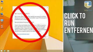 Wie entferne ich Click-To-Run für meine Office 2013/2016 Installation