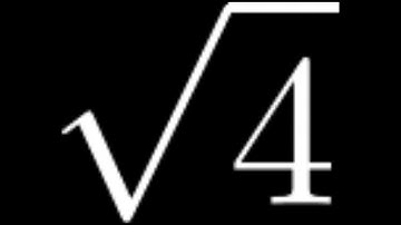 How to Simplify the Square Root of 4: sqrt(4)