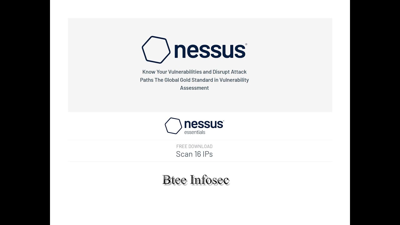 How to install and configure Nessus vulnerability scanner - YouTube