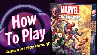 Marvel Champions The Card Game| How to play | Playthrough | Rules | Solo | True Solo | Tutorial