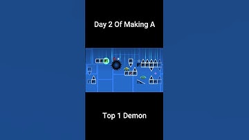 Day 2 Of Making A Top 1 Demon In Geometry Dash  #geometrydash #gddemon #gdlevels #gaming #gd #gmd