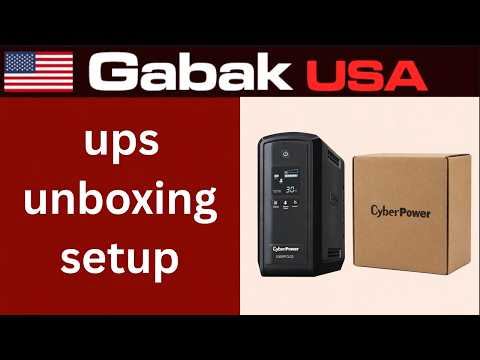 CyberPower ST425 UPS: unboxing, setup and what it can really power