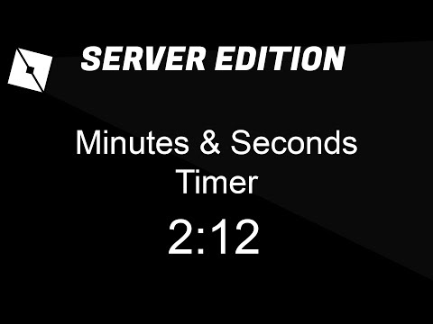 How To Make A Minutes & Seconds Timer (Server) | ROBLOX Studio Tutorial